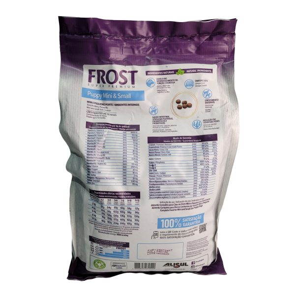 Ração Frost Super Premium Cachorros Mini e Pequeno Porte - Imagem 3