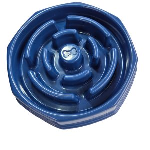 COMEDOURO EDUCATIVO PARA CACHORRO BRINQPET AZUL