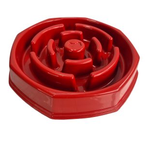 COMEDOURO EDUCATIVO PARA CACHORRO BRINQPET VERMELHO