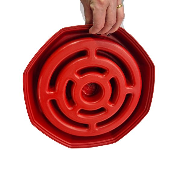 COMEDOURO EDUCATIVO PARA CACHORRO BRINQPET VERMELHO - Imagem 3