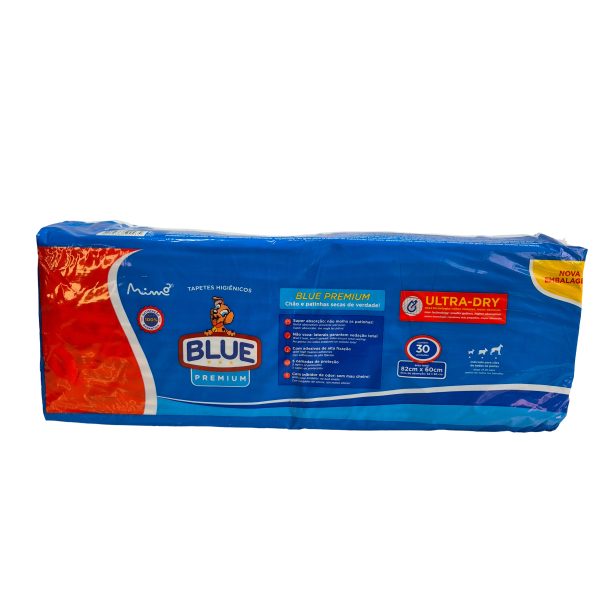 TAPETE HIGIENICO BLUE PREMIUM 30 UNIDADES PARA CÃES 82X60 - Imagem 4