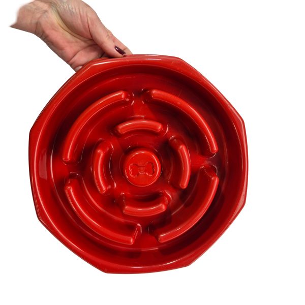 COMEDOURO EDUCATIVO PARA CACHORRO BRINQPET VERMELHO - Imagem 2