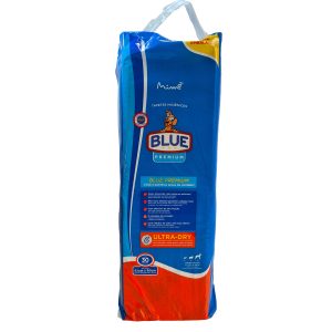 TAPETE HIGIENICO BLUE PREMIUM 30 UNIDADES PARA CÃES 82X60