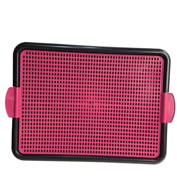 SANITARIO CANINO CÃES CACHORRO ROSA 57x43 BRINQPET - Imagem 5