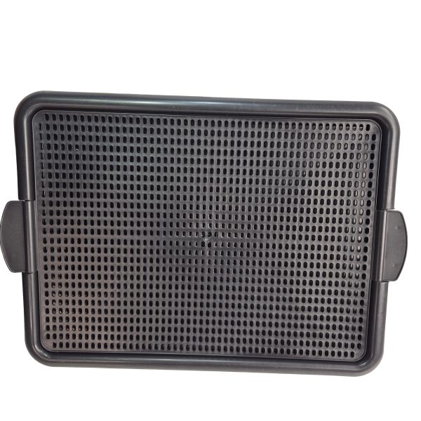 SANITARIO CANINO CÃES CACHORRO PRETO 57x43 BRINQPET - Imagem 2