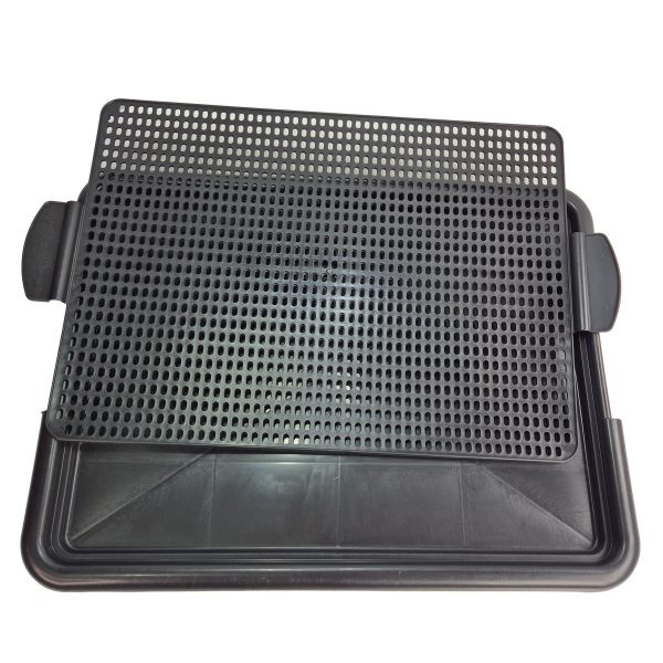 SANITARIO CANINO CÃES CACHORRO PRETO 57x43 BRINQPET - Imagem 3