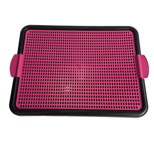 SANITARIO CANINO CÃES CACHORRO ROSA 57x43 BRINQPET