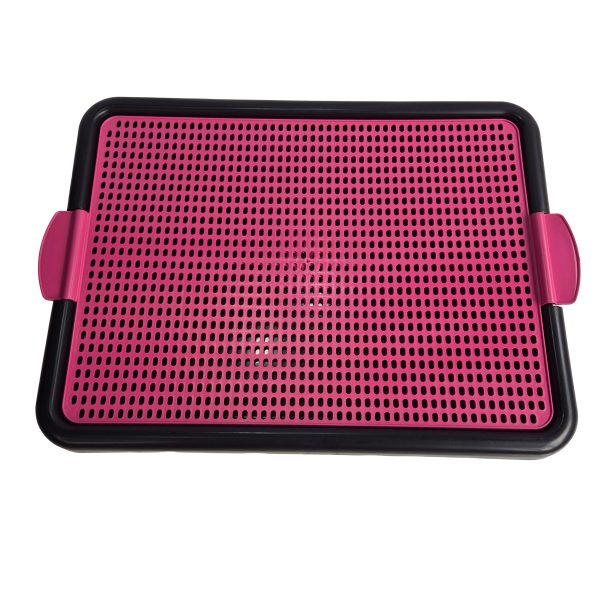 SANITARIO CANINO CÃES CACHORRO ROSA 57x43 BRINQPET
