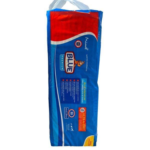 TAPETE HIGIENICO BLUE PREMIUM 30 UNIDADES PARA CÃES 82X60 - Imagem 3