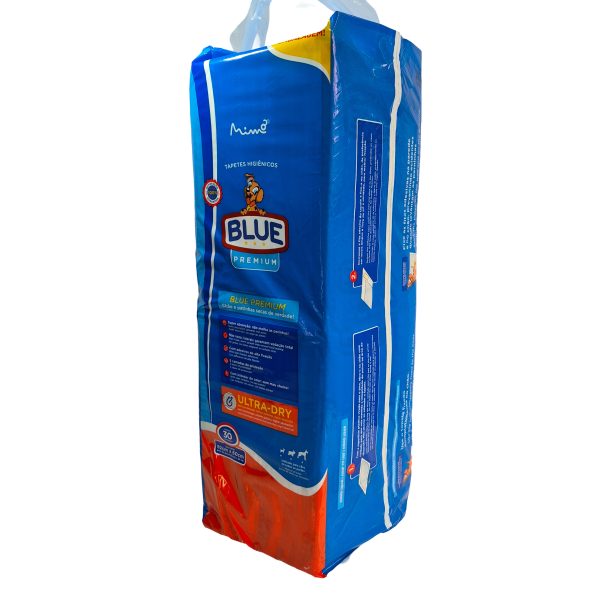 TAPETE HIGIENICO BLUE PREMIUM 30 UNIDADES PARA CÃES 82X60 - Imagem 2