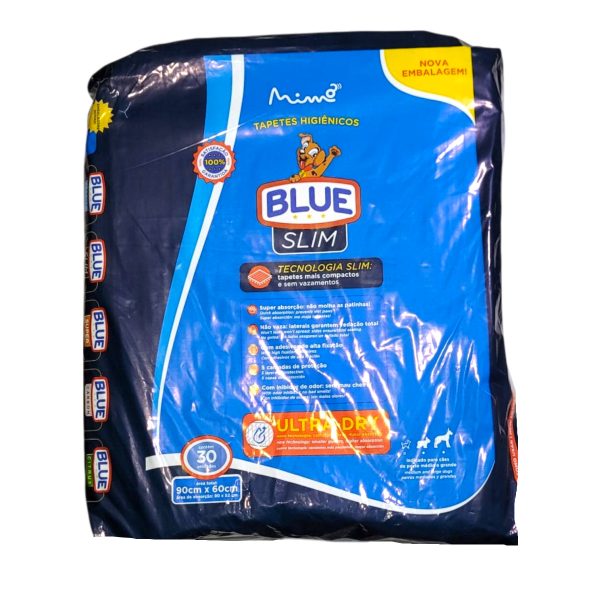 Tapete Higiênico Blue Slim 30 Unidades 90x60cm Ultra-Dry - Imagem 2