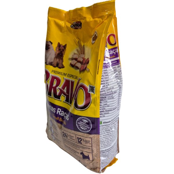 Ração Para Cães Adultos 1kg Mini E Pequenos Bravo - Imagem 3