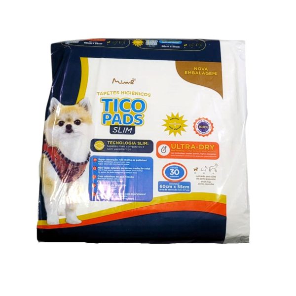 Tapete Higiênico Tico Pads Slim 30 Unidades 60x55cm - Imagem 2