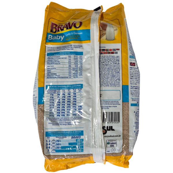 Ração Para Cães Filhotes 1kg Baby Premium Bravo - Imagem 4